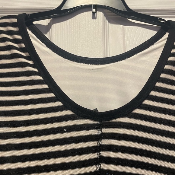 Brand New Stripe Sequin Express Sweater Dress!! - Picture 7 of 8